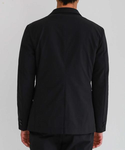 green label relaxing（グリーンレーベルリラクシング）の「【WEB限定】 CM★★ ナイロン ポリウレタン 2B M68 ジャケット ＜機能性生地＞ ◆（テーラードジャケット・メンズ・ブラック/オリーブ・MEDIUM/X-LARGE/LARGE/X-SMALL/SMALL）」の21枚目の写真