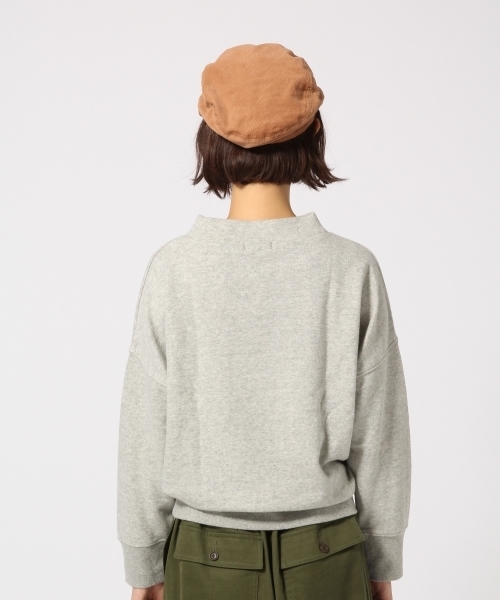 GLOBAL WORK（グローバルワーク）の「モックネックスウェット長袖/764078（スウェット・レディース・ホワイト/ダークブラウン/パープル/グレー・MEDIUM/LARGE）」の10枚目の写真