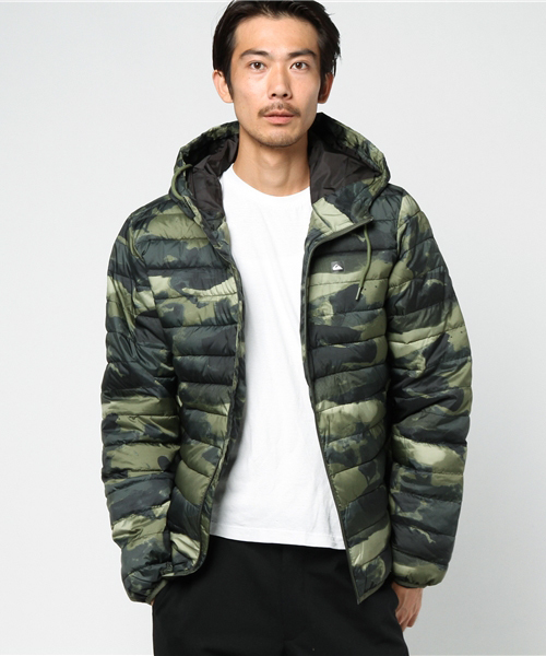 Quiksilver（クイックシルバー）の「EVERYDAY SCALY（ナイロンジャケット・メンズ・グレー/カモフラージュ・MEDIUM/X-LARGE/LARGE）」の2枚目の写真