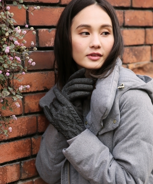 GLOBAL WORK（グローバルワーク）の「スマホグローブ/763309（手袋・レディース・ブラック/レッド/その他/ダークグレー/ホワイト・FREE）」の4枚目の写真