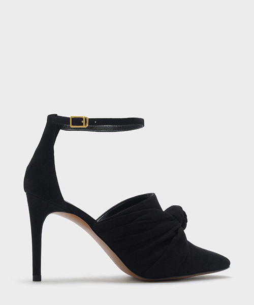 CHARLES & KEITH(チャールズ & キース)の「ノットヒール / KNOTTED HEELS(パンプス・レディース・グレー/ブラック/チャコールグレー・23cm/22.5cm/23.5cm/24.5cm/25cm)」の2枚目の写真