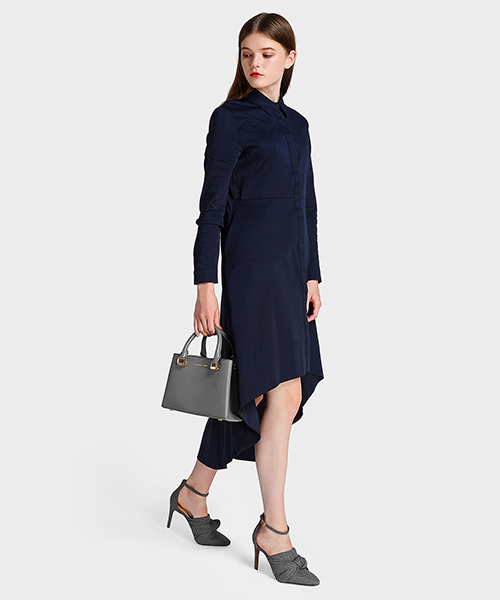 CHARLES & KEITH(チャールズ & キース)の「ノットヒール / KNOTTED HEELS(パンプス・レディース・グレー/ブラック/チャコールグレー・23cm/22.5cm/23.5cm/24.5cm/25cm)」の4枚目の写真