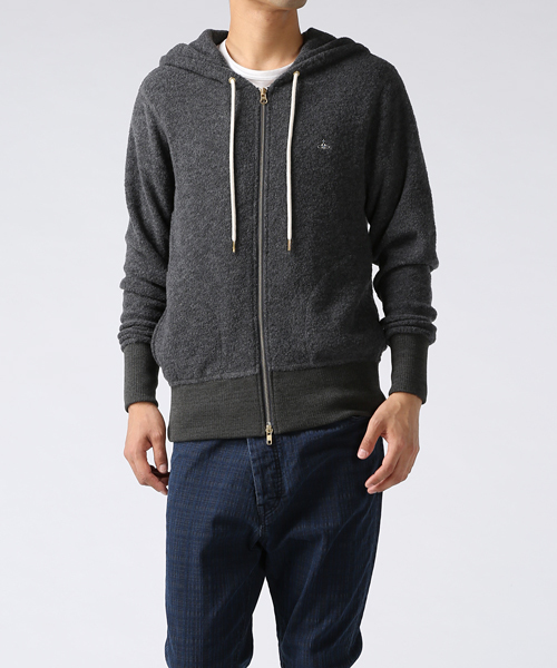 Vivienne Westwood MAN（ヴィヴィアンウエストウッドマン）の「シーザスターズ プリント パーカー【279050 5610】（パーカー・メンズ・グレー/レッド・44/46/48/50）」の5枚目の写真