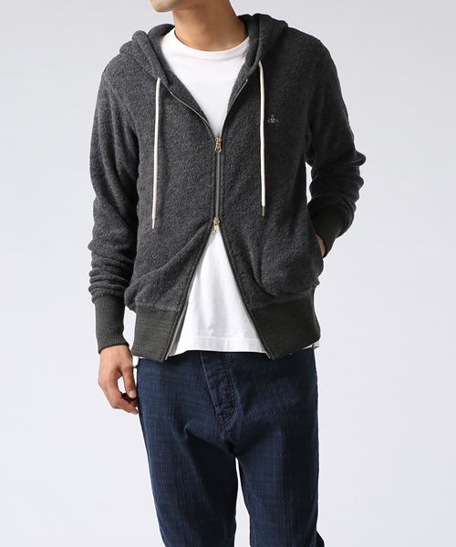 Vivienne Westwood MAN（ヴィヴィアンウエストウッドマン）の「シーザスターズ プリント パーカー【279050 5610】（パーカー・メンズ・グレー/レッド・44/46/48/50）」の7枚目の写真