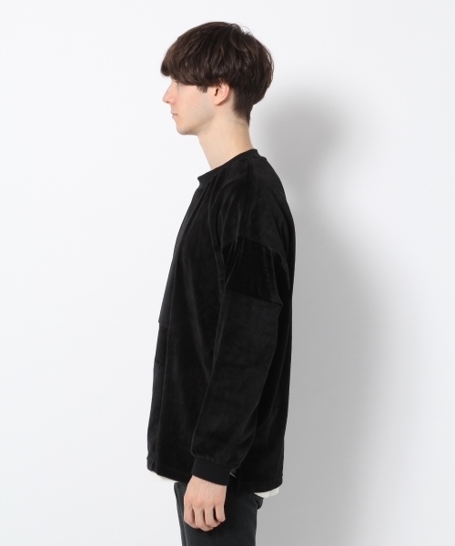 GLOBAL WORK（グローバルワーク）の「べロアキリカエTEE/771872（Tシャツ/カットソー・メンズ・ブラック/グリーン/ワインレッド・SMALL/MEDIUM/LARGE/X-LARGE）」の9枚目の写真