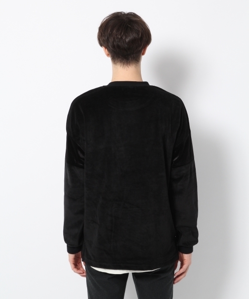 GLOBAL WORK（グローバルワーク）の「べロアキリカエTEE/771872（Tシャツ/カットソー・メンズ・ブラック/グリーン/ワインレッド・SMALL/MEDIUM/LARGE/X-LARGE）」の11枚目の写真