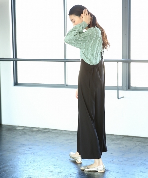 LEPSIM（レプシィム）の「TRハイウエストキャミワイドパンツ　778496（その他パンツ・レディース・ブラック/セージグリーン/ダークベージュ・LARGE/MEDIUM）」の8枚目の写真