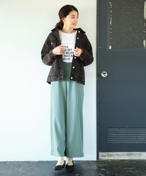 LEPSIM（レプシィム）の「TRハイウエストキャミワイドパンツ　778496（その他パンツ・レディース・ブラック/セージグリーン/ダークベージュ・LARGE/MEDIUM）」の16枚目の写真