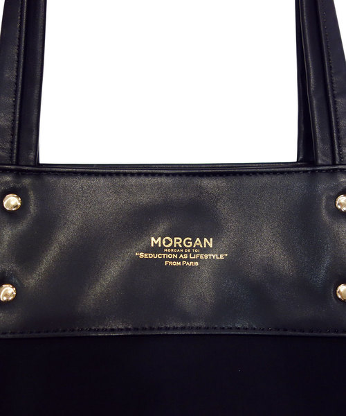 MORGAN（モルガン）の「モルガン【MORGAN】トートバッグ（トートバッグ・レディース・ブラック/カーキ/ネイビー/ワインレッド・フリー）」の11枚目の写真