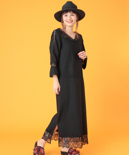 Omekashi オメカシ の 刺繍レースロングワンピース ワンピース Wear