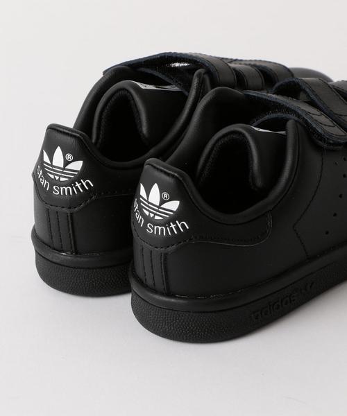 adidas（アディダス）の「〔WEB限定〕adidas（アディダス）スタンスミス17cm-21cm（スニーカー・キッズ・ケリー/ブラック/ピンク・17cm/19cm/21cm/20cm/18cm）」の4枚目の写真