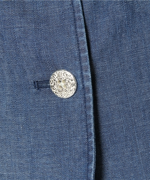 Soareak(ソアリーク)の「デニムテーラードジャケット(テーラードジャケット・レディース・ブルー/ネイビー・SMALL)」の10枚目の写真