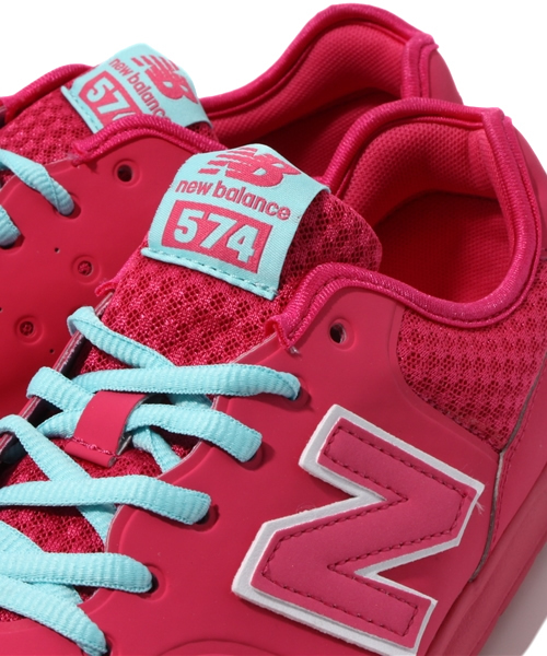 NEW BALANCE（ニューバランス）の「2013 new balance MNL574 ニューバランス カラフル ミニマス ランニング（スニーカー・メンズ・グレー/ピンク/イエロー/オレンジ・27cm/27.5cm/28cm/26.5cm/23.5cm/24cm/25.5cm）」の10枚目の写真
