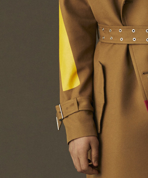 ato（アトウ）の「W/C TWILL TRENCH COAT RUBBER PRINT（トレンチ