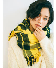 Johnstons of Elgin | [別注][ジョンストンズ]JOHNSTONS SC チェックストール 18AW(ストール/ショール)