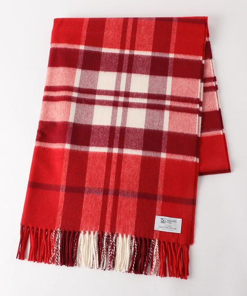 Johnstons of Elgin（ジョンストンズオブエルガン）の「[別注][ジョンストンズ]JOHNSTONS SC チェックストール 18AW（ストール/ショール・レディース・パープル/ダークグレー/モカ/オレンジ/イエロー/ネイビー/レッド/グレー/ブラック・FREE）」の20枚目の写真