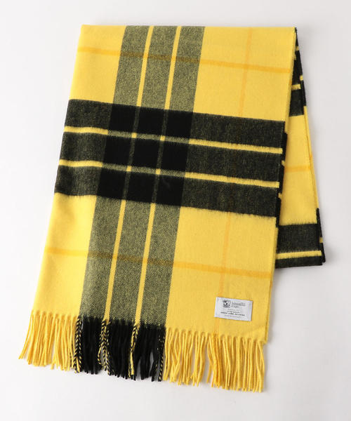 Johnstons of Elgin（ジョンストンズオブエルガン）の「[別注][ジョンストンズ]JOHNSTONS SC チェックストール 18AW（ストール/ショール・レディース・パープル/ダークグレー/モカ/オレンジ/イエロー/ネイビー/レッド/グレー/ブラック・FREE）」の18枚目の写真