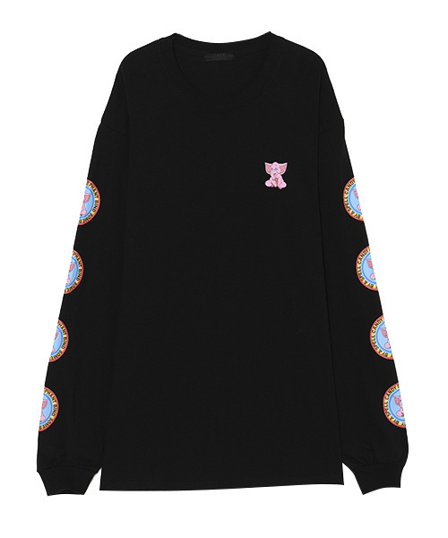 Candy Stripper（キャンディストリッパー）の「SUNNY ELEPHANT L/S Tシャツ（Tシャツ/カットソー・レディース・ブラック/パープル/オフホワイト/イエローゴールド・2）」の2枚目の写真