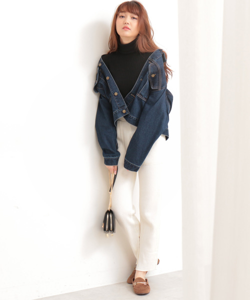 N.（N. Natural Beauty Basic）（エヌエヌナチュラルビューティーベーシック）の「◆≪ウールベーシックⅠ タートルネックニット≫（ニット/セーター・レディース・ブラック/ベージュ/ブラウン/ピンク/ブルー/グリーン/ホワイト・MEDIUM）」の8枚目の写真