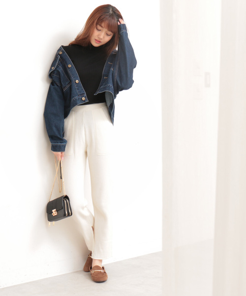 N.（N. Natural Beauty Basic）（エヌエヌナチュラルビューティーベーシック）の「◆≪ウールベーシックⅠ タートルネックニット≫（ニット/セーター・レディース・ブラック/ベージュ/ブラウン/ピンク/ブルー/グリーン/ホワイト・MEDIUM）」の9枚目の写真