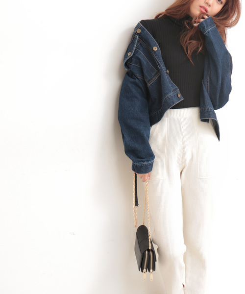 N.（N. Natural Beauty Basic）（エヌエヌナチュラルビューティーベーシック）の「◆≪ウールベーシックⅠ タートルネックニット≫（ニット/セーター・レディース・ブラック/ベージュ/ブラウン/ピンク/ブルー/グリーン/ホワイト・MEDIUM）」の12枚目の写真