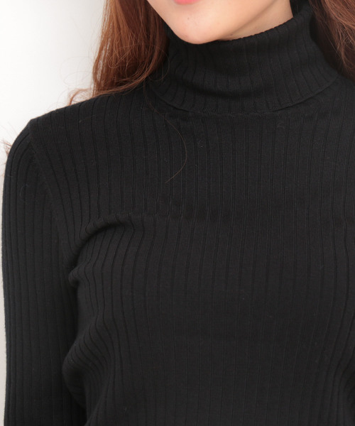 N.（N. Natural Beauty Basic）（エヌエヌナチュラルビューティーベーシック）の「◆≪ウールベーシックⅠ タートルネックニット≫（ニット/セーター・レディース・ブラック/ベージュ/ブラウン/ピンク/ブルー/グリーン/ホワイト・MEDIUM）」の15枚目の写真