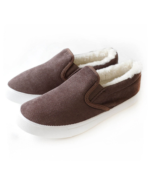 AmiAmi(アミアミ)の「つま先まであったかファー!ボアスリッポンスニーカー(スニーカー・レディース・ブラック/グレー/グレー系その他/ナチュラル/キャメル/チェック/ベージュ/ブラウン/ブラック系その他・22.5cm/23cm/23.5cm/24cm/24.5cm/25cm/27cm/26cm)」の17枚目の写真