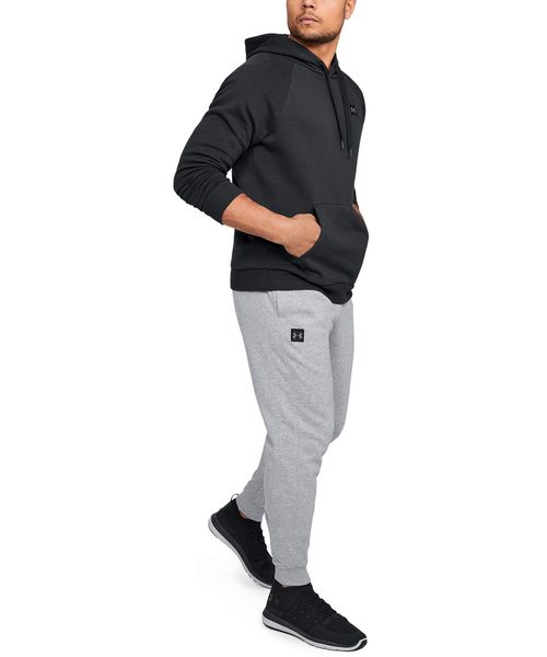 UNDER ARMOUR（アンダーアーマー）の「UAライバルフリースジョガー(ライフスタイル/ロングパンツ/MEN)[1320740]【セットアップ対応商品】（スウェットパンツ・メンズ・ヘザーチャコール/ダークインディゴブルー/ブラック/ライトグレー/カーキ・LG/SM/XL/XXL/MD）」の18枚目の写真