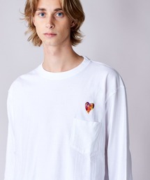 rehacer STAND : Flower Heart L/S T / フラワー ハート ロングスリーブTシャツ