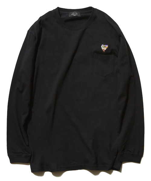 rehacer STAND : Flower Heart L/S T / フラワー ハート ロングスリーブTシャツ（Tシャツ/カットソー）｜rehacer（レアセル）