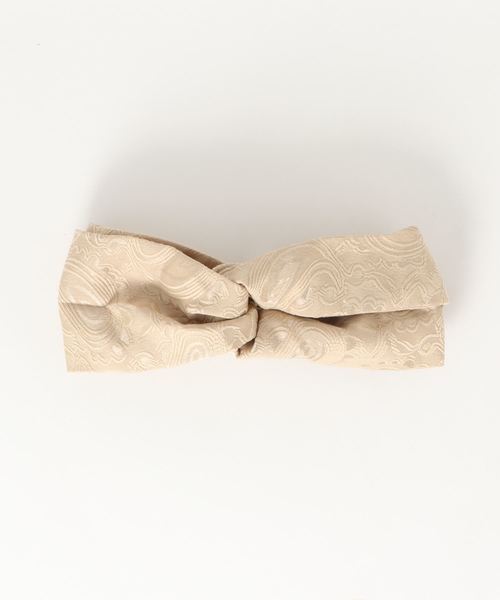 TODAYFUL（トゥデイフル）の「ジャガードヘアターバン（ヘアバンド・レディース・ベージュ/カーキ・FREE）」の3枚目の写真