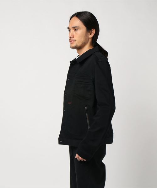 HUGO（ヒューゴ）の「スリムフィット　デニムジャケット（デニムジャケット・メンズ・ブラック・L/M/XS/XL/S）」の3枚目の写真