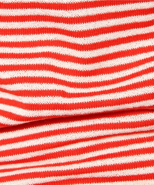 Ray BEAMS(レイビームス)の「ROOS VANDEKERCKHOVE / ボーダー ニットキャミソール(ニット/セーター・レディース・レッド/ネイビー・ONE SIZE)」の5枚目の写真