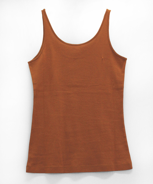 RNA-N（アールエヌエーエヌ）の「M1148 コットンフライスロングタンクトップ（タンクトップ・レディース・ブラウン/オフホワイト/スミクロ/キナリ・MEDIUM）」の4枚目の写真