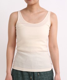 M1148 コットンフライスロングタンクトップ