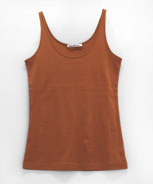 RNA-N（アールエヌエーエヌ）の「M1148 コットンフライスロングタンクトップ（タンクトップ・レディース・ブラウン/オフホワイト/スミクロ/キナリ・MEDIUM）」の13枚目の写真