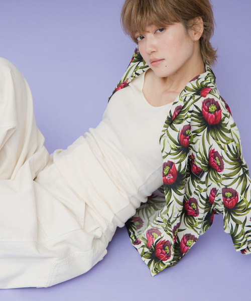 RNA-N（アールエヌエーエヌ）の「M1148 コットンフライスロングタンクトップ（タンクトップ・レディース・ブラウン/オフホワイト/スミクロ/キナリ・MEDIUM）」の16枚目の写真