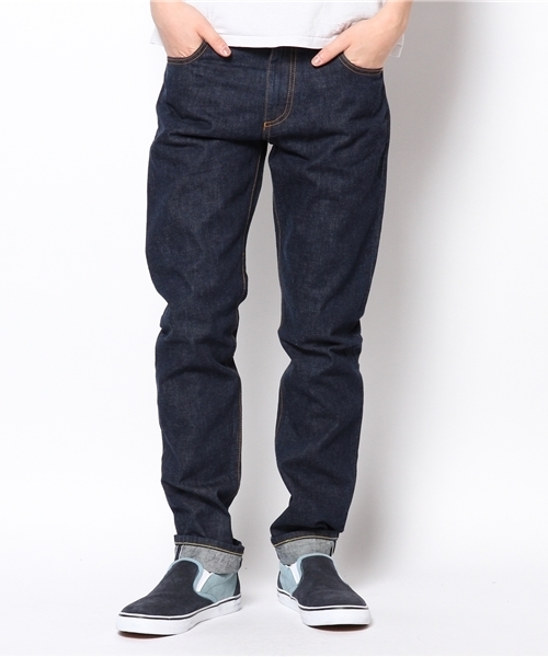 R.NEWBOLD(アールニューボールド)の「SELVEDGE DENIM/145001/4S114(デニムパンツ・メンズ・オフホワイト/ライトインディゴブルー/インディゴブルー・LARGE/SMALL/X-LARGE/MEDIUM)」の1枚目の写真