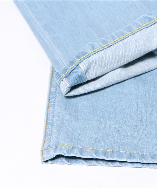 R.NEWBOLD(アールニューボールド)の「SELVEDGE DENIM/145001/4S114(デニムパンツ・メンズ・オフホワイト/ライトインディゴブルー/インディゴブルー・LARGE/SMALL/X-LARGE/MEDIUM)」の6枚目の写真