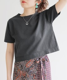 SLOBE citron. クロップドTシャツ◆