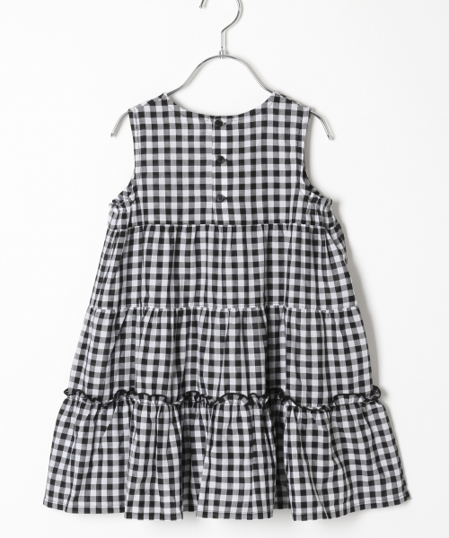 GLOBAL WORK（グローバルワーク）の「【キッズ】ティアードノースリーブミニワンピース/835981（ワンピース・キッズ・フューシャピンク/ブラック/ブルー・LARGE/MEDIUM/SMALL/X-LARGE/XX-LARGE）」の7枚目の写真