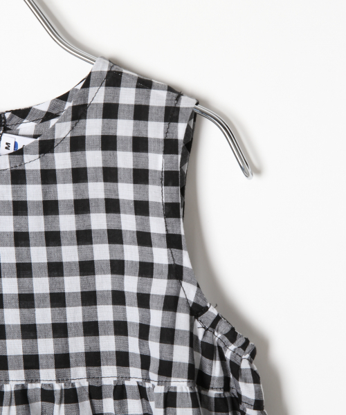 GLOBAL WORK（グローバルワーク）の「【キッズ】ティアードノースリーブミニワンピース/835981（ワンピース・キッズ・フューシャピンク/ブラック/ブルー・LARGE/MEDIUM/SMALL/X-LARGE/XX-LARGE）」の10枚目の写真