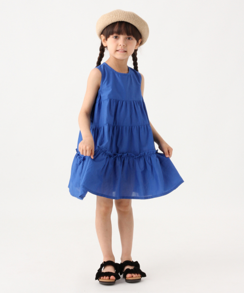 GLOBAL WORK（グローバルワーク）の「【キッズ】ティアードノースリーブミニワンピース/835981（ワンピース・キッズ・フューシャピンク/ブラック/ブルー・LARGE/MEDIUM/SMALL/X-LARGE/XX-LARGE）」の14枚目の写真