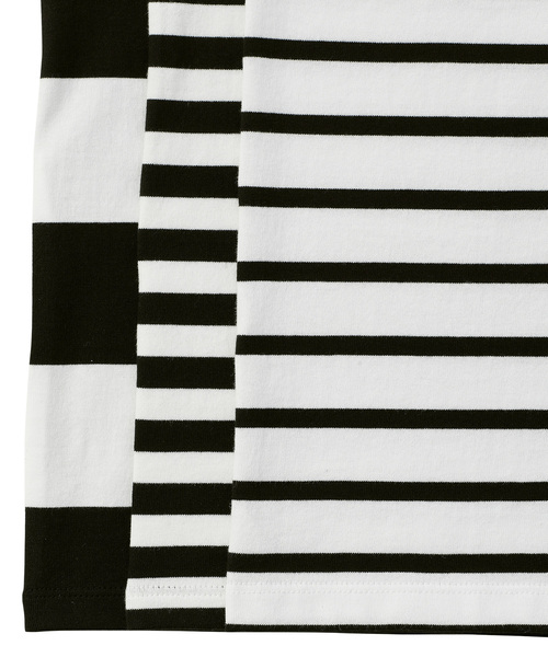 ZOZO（ゾゾ）の「中細ボーダー長袖Tシャツ[MEN]（Tシャツ/カットソー・メンズ・ホワイト×ブラック/ホワイト×ネイビー・マルチサイズ）」の8枚目の写真