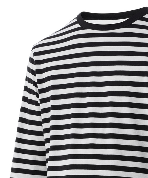 ZOZO（ゾゾ）の「中細ボーダー長袖Tシャツ[MEN]（Tシャツ/カットソー・メンズ・ホワイト×ブラック/ホワイト×ネイビー・マルチサイズ）」の11枚目の写真