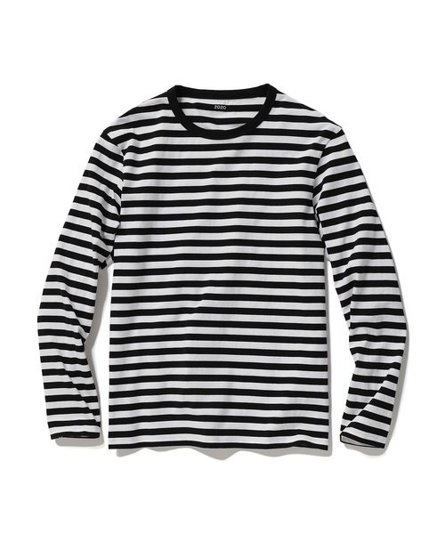 ZOZO（ゾゾ）の「中細ボーダー長袖Tシャツ[MEN]（Tシャツ/カットソー・メンズ・ホワイト×ブラック/ホワイト×ネイビー・マルチサイズ）」の15枚目の写真