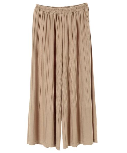 earth music&ecology(アースミュージックアンドエコロジー)の「カットプリーツスカーチョ ●*(その他パンツ・レディース・ブラック/ベージュ/マスタード/モカ/ダークブルー/ダークグリーン・FREE)」の14枚目の写真