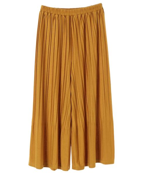 earth music&ecology(アースミュージックアンドエコロジー)の「カットプリーツスカーチョ ●*(その他パンツ・レディース・ブラック/ベージュ/マスタード/モカ/ダークブルー/ダークグリーン・FREE)」の16枚目の写真