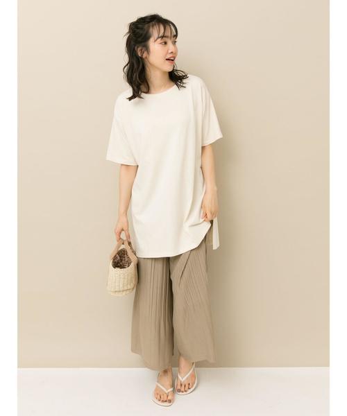 【絶品】 セール】カットプリーツスカーチョ ○＊（その他パンツ）｜earth パンツ