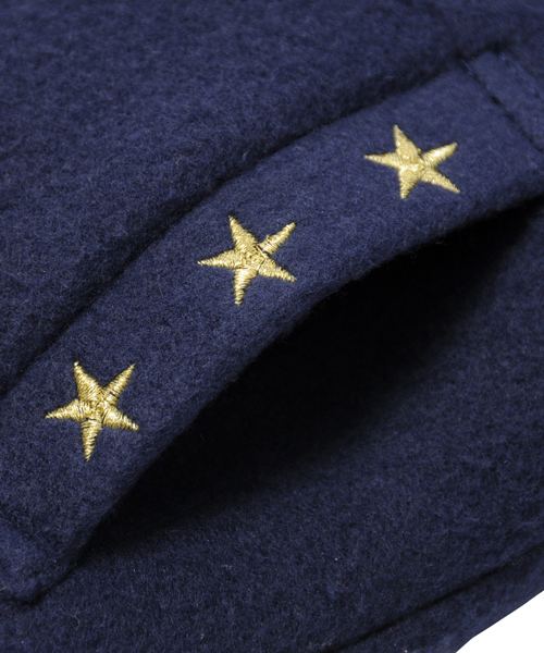 X-girl Stages(エックスガールステージス)の「FLEECE DUFFLE COAT (4T~7T)(ダッフルコート・キッズ・ベージュ/ネイビー・6T/7T/4T/5T)」の5枚目の写真